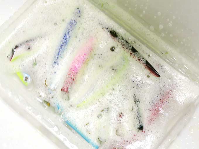 シーバスルアー使用後の洗い方・メンテナンス・しばらく放置