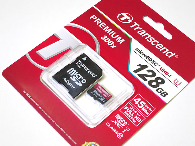 Transcend microSDXCカード 128GB Class10 永久保証