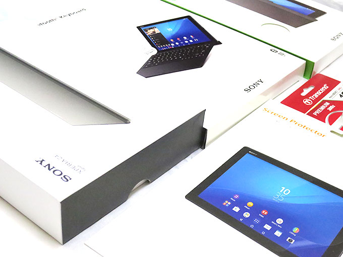 Xperia Z4 Tabletと周辺機器