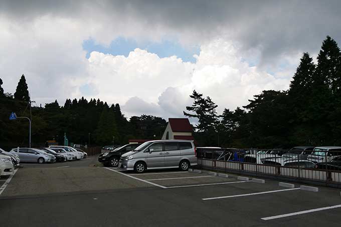 六甲山カンツリーハウスの駐車場